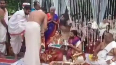 Parakala Vangamayi Wedding Video: Nirmala Sitharaman's Daughter Gets Married in a Simple Home Ceremony in Bengaluru